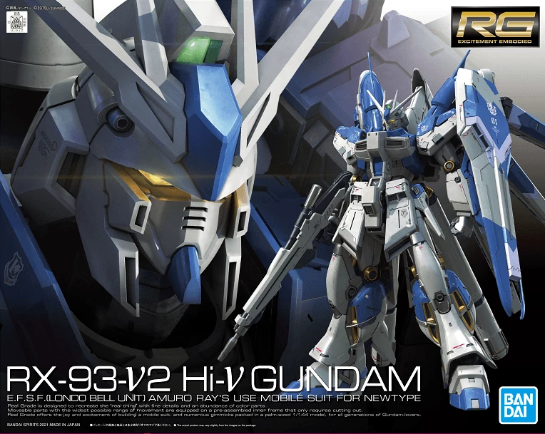 New ๐ฅฐ New โญ Bandai RG 1/144 Hi-V (Hi-Nu) Gundam ๐ ๐ 2 New ๐ฅฐ New โญ Bandai RG 1/144 Hi-V (Hi-Nu) Gundam ๐ ๐ - Image 2