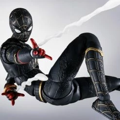 Flash Sale 🎁 Buy 🧨 Bandai Spider-Man: No Way Home S.H.Figuarts Spider-Man (Black & Gold Suit) 🔥 🥰