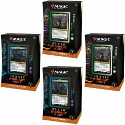 Budget 💯 Best Sale 🔔 Alliance Bundle of 4 Magic: The Gathering Innistrad: Midnight Hunt Commander Decks | 2 Coven Counters + 2 Undead Unleashed 🔥 😍