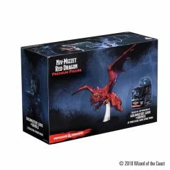 Promo 🎉 Buy 👍 Alliance WizKids D&D Icons of The Realms: Guildmasters' Guide to Ravnica Niv-Mizzet Red Dragon Premium Figure 💯 ✔️