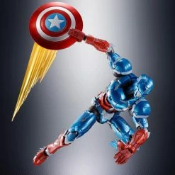 Flash Sale 🎉 Best deal 👍 Bandai Tech-On Avengers S.H.Figuarts Tech-On Captain America 😉 🥰 -USA Gundam Store Shop d19cad50 7533 49a8 b26d 28ab50e6f8ec